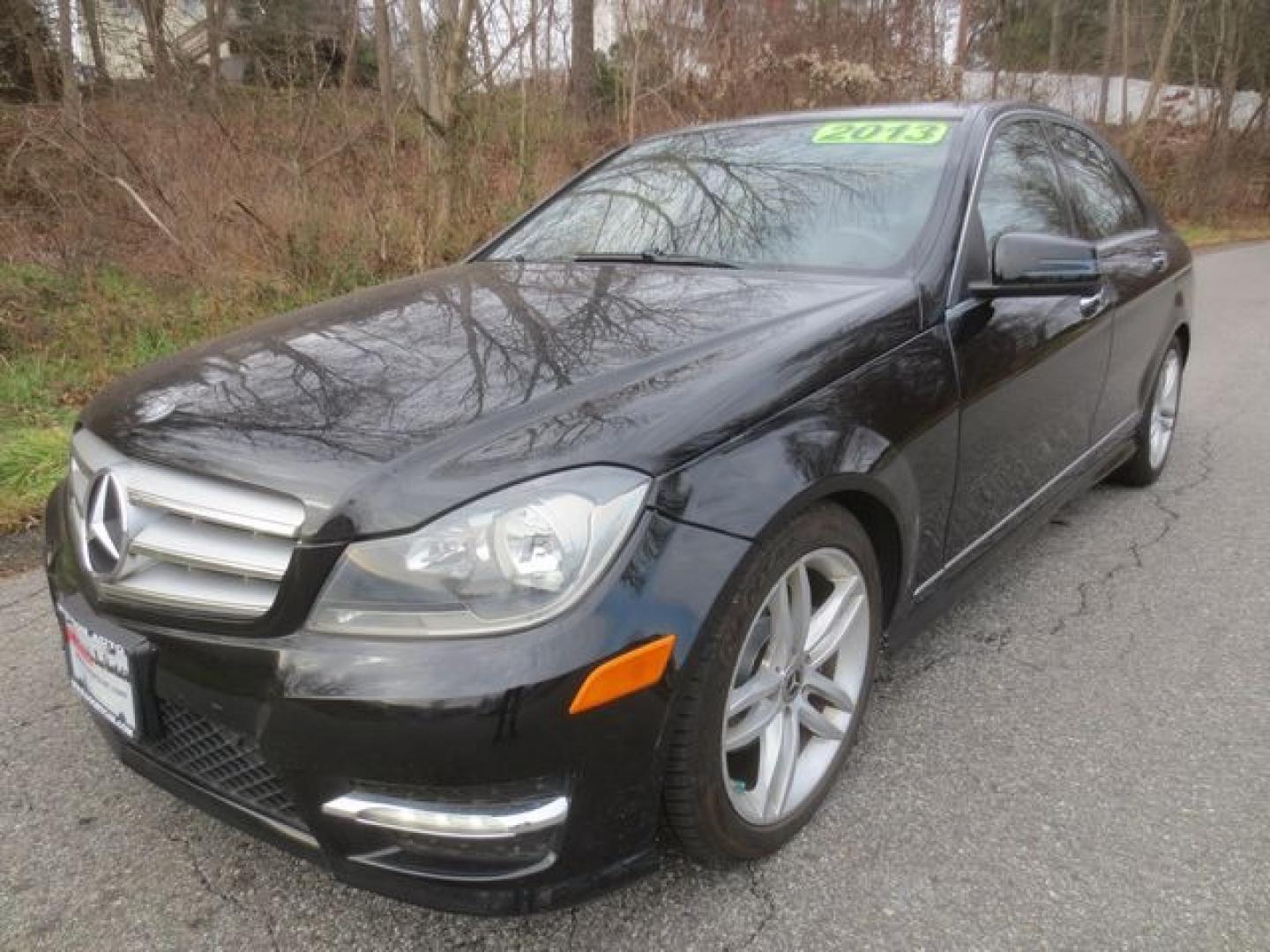 2013 Black /Black Mercedes-Benz C-Class (WDDGF4HBXDA) , located at 270 US Route 6, Mahopac, NY, 10541, (845) 621-0895, 41.349022, -73.755280 - Photo#0